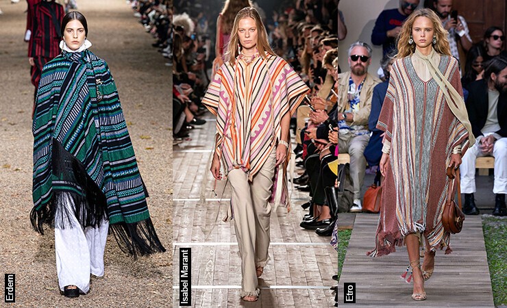 Striped Poncho