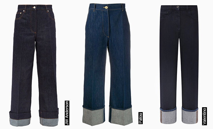 Turn-up Jeans