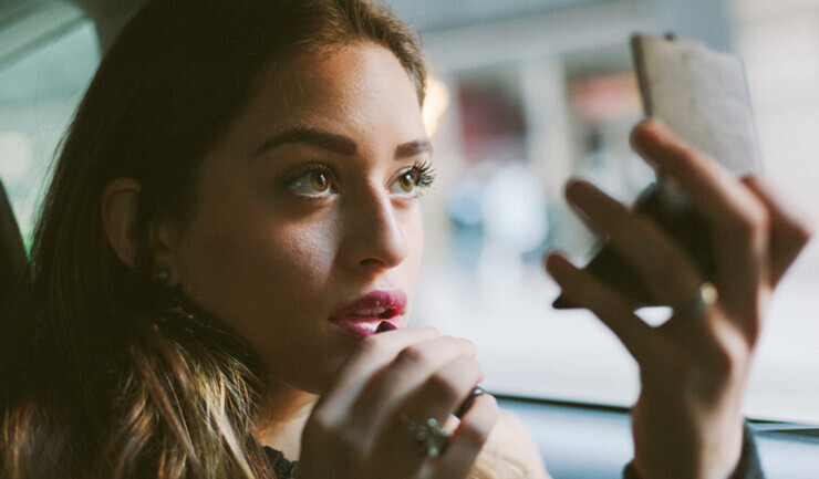 makeup on the go