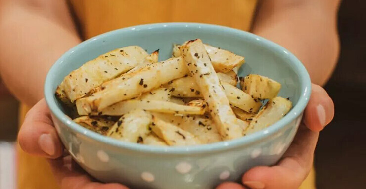 Fried celery