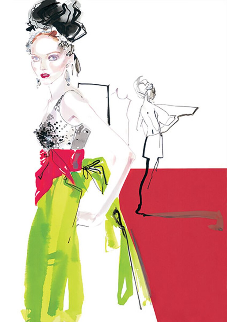 David Downton illustration