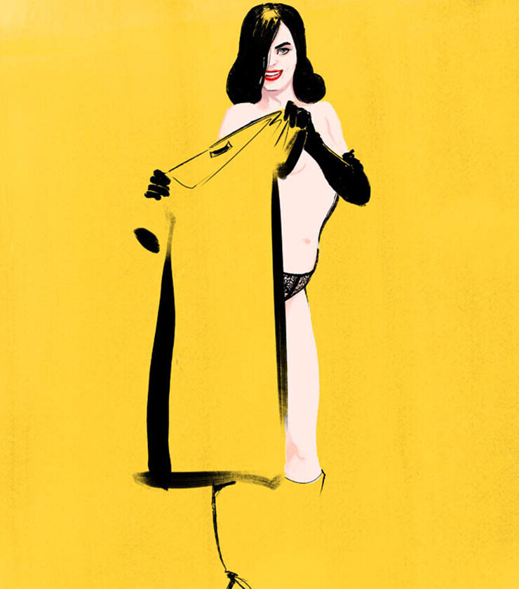 Rene Gruau illustration
