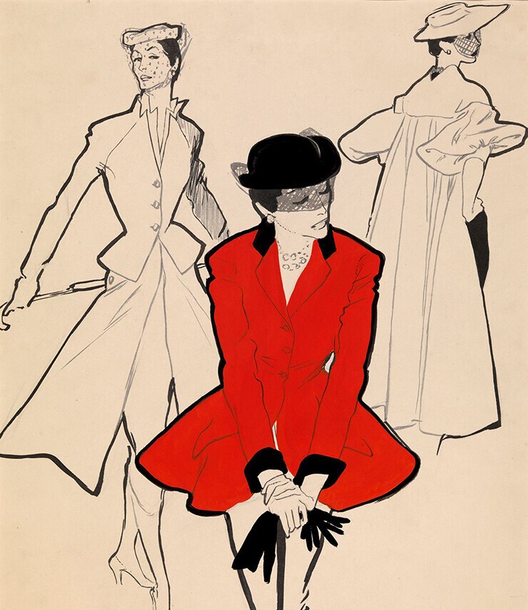 Rene Gruau illustration