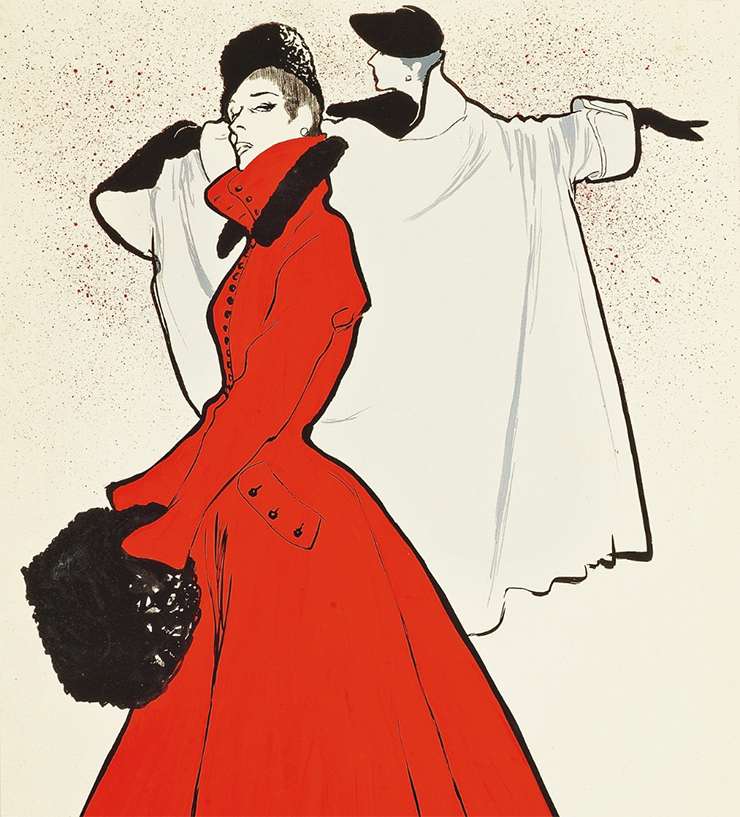Rene Gruau illustration