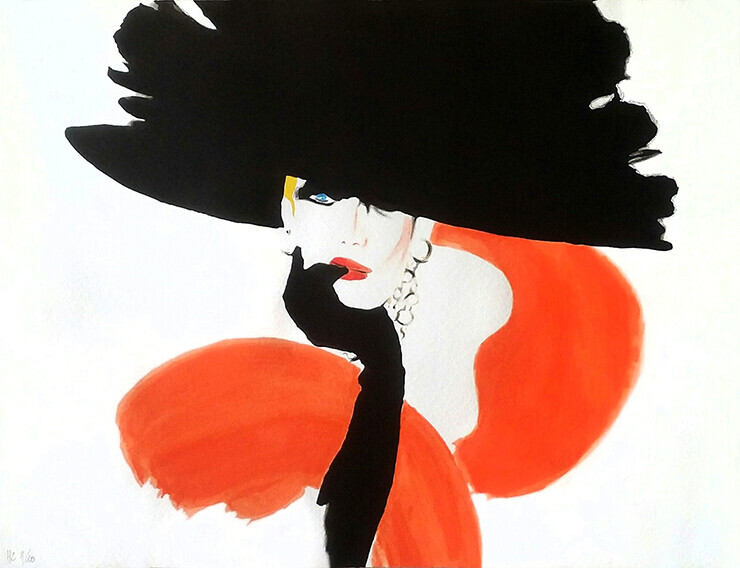 Rene Gruau illustration