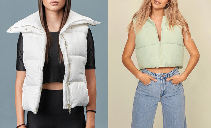 Short Padded Vests