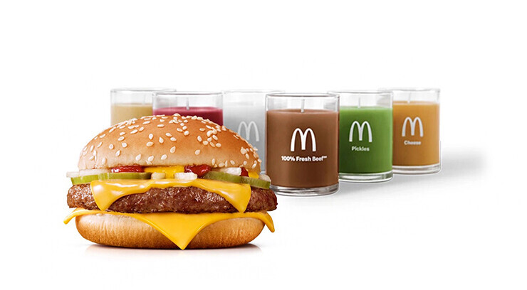 McDonald's candles