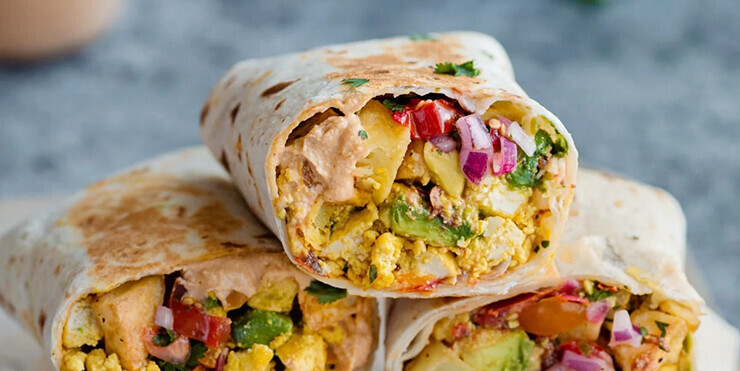 Vegetable Burritos recipe