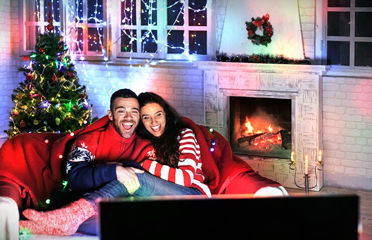 Christmas movie marathon