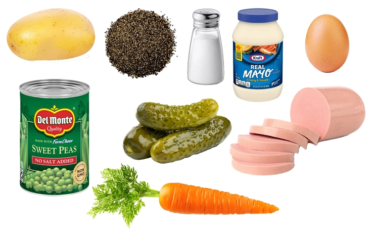 Russian Salad original recipe