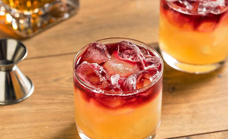 New York Sour cocktail