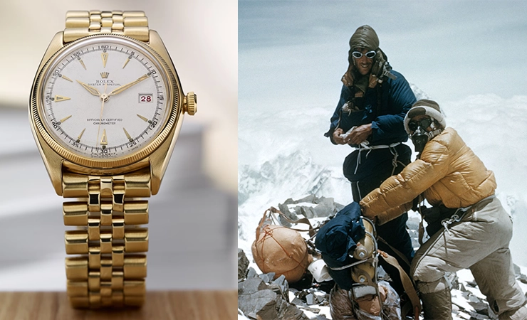 rolex on everest edmund hillary