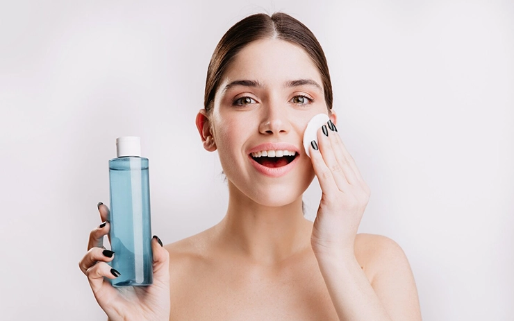 Micellar Water rinsing