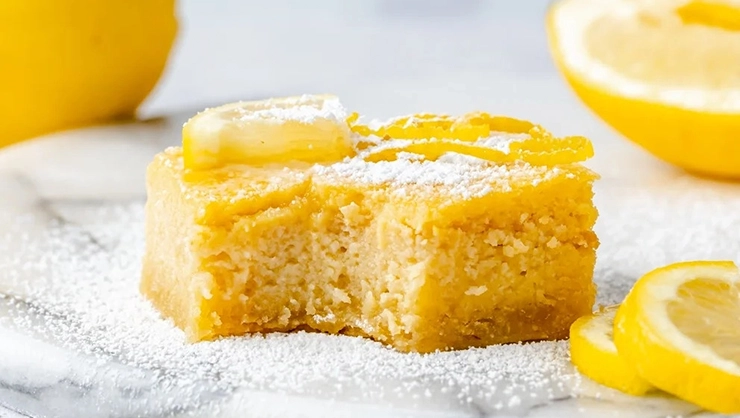 Crispy Lemon Bars recipe