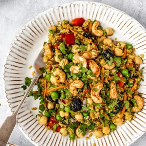 Cashew and Chickpea Salad With Quinoa