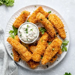 Crispy Tilapia Fish Sticks