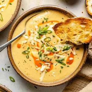 Cauliflower and Cheddar Soup