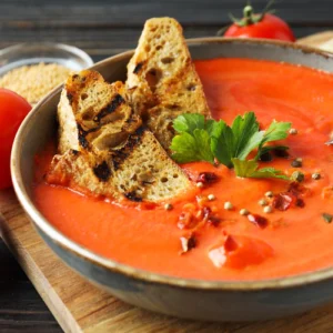 Salmorejo spanish cold soup