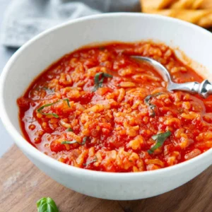 Tomato Rice Soup recipe