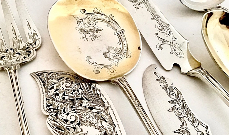 Platería francesa vintage