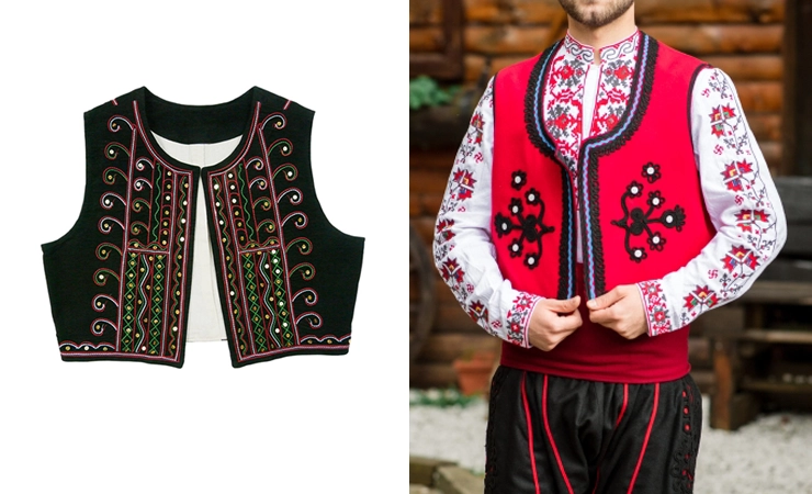 ropa búlgara tradicional