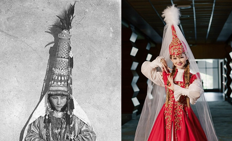 ropa kazaja tradicional