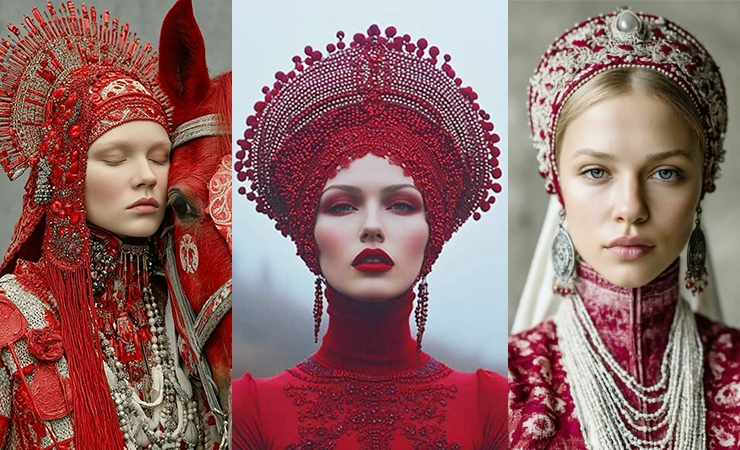 kokóshnik rudo moda