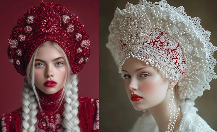 kokóshnik rudo moda