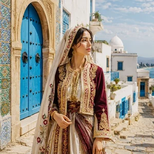 ropa tunecina tradicional