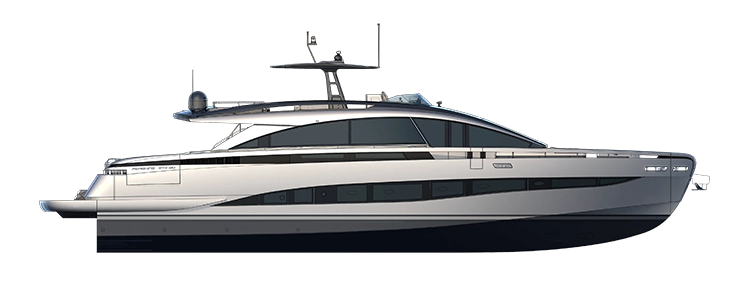 Pershing GTX90 yate