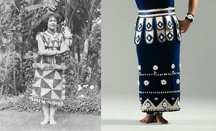 ropa tradicional de Tonga